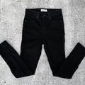 Madewell Jeans | Madewell Women Jeans Black Denim Skinny 10 In High Rise Jeans Size 25 | Color: Black | Size: 25