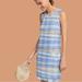 Anthropologie Dresses | Anthropologie Akemi + Kin 12 Sleeveless Tweed Knit Shift Dress Blue | Color: Blue/Orange | Size: 12