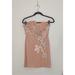 Free People Dresses | Free People Floral Shadow Strapless Dress. Size 0. Worn Once. Like New. | Color: Pink | Size: 0