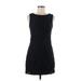 Trina Turk Casual Dress - Mini Crew Neck Sleeveless: Black Print Dresses - Women's Size 6