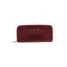 MICHAEL Michael Kors Leather Clutch: Red Solid Bags