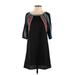 Moon Collection Casual Dress - Shift: Black Dresses - Women's Size Small