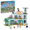 LEGO Friends Heartlake City Krankenhaus, Set mit Spielzeug-Hubschrauber und Figuren inkl. Autumn und Hund, Arzt-Spielzeug für Kinder, Geschenk für Mädchen und Jungen ab 7 Jahren 42621