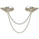Fashion ring Shirt Brooches Safety Pins Shawl Collar Clip Bow Tie,Fashion Brooches Bow Tie Collar Pin,Fashion Angle Wings Brooch Pin Sweater Shawl Clip Brooches Women Jewelry (Color : Antique Bronze