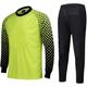 Men's Football Goalkeeper Foam Padded Jersey Shirt & Pants/Shorts/370 (Color : Light Green2012, Size : Medium)