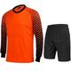 Men's Football Goalkeeper Foam Padded Jersey Shirt & Pants/Shorts/370 (Color : Orange2011, Size : Large)