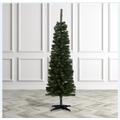 PaMeer® 6ft Slim Pencil Christmas Tree: Realistic Christmas Tree, Home Décor Artificial Christmas Tree, Space-Saving Design Christmas Tree with 368 Tips, Sturdy Metal Stand - Holiday Magic at Home!