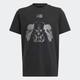 T-Shirt ADIDAS SPORTSWEAR "J SW GFX T" Gr. 152, schwarz (black) Kinder Shirts T-Shirts