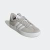 Sneaker ADIDAS SPORTSWEAR "VL COURT 3.0", Gr. 38, grau (grau two, cloud weiß, silber metallic), Leder, Synthetik, sportlich, Schuhe, inspiriert vom Design des adidas samba, Topseller
