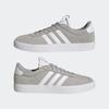 Sneaker ADIDAS SPORTSWEAR "VL COURT 3.0", Gr. 42, grau (grau two, cloud weiß, silber metallic), Leder, Synthetik, sportlich, Schuhe Retrosneaker, inspiriert vom Design des adidas samba, Topseller