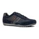 Sneaker GEOX "U WELLS C" Gr. 42, blau (navy, weinrot) Herren Schuhe Schnürhalbschuhe