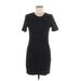 Sunday Best Casual Dress - Mini: Black Solid Dresses - Women's Size Medium