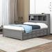 Red Barrel Studio® Avinell Full/Double Storage Bed in Gray | 47.2 H x 56.3 W x 76 D in | Wayfair 8E688419AA904A4B8323620B73189959