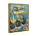 17 Stories Construction Vehicle Painting Framed Floater Canvas Wall Art Design By Nidhi Wadhwa Canvas | 21 H x 17 W x 1.7 D in | Wayfair