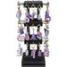 Millwood Pines Charmarkco Wood Rotating Jewelry Display Wood in Black | 15.87 H x 7.37 W x 7.37 D in | Wayfair D3C4142C841F4125AA99E6A32282E2A9