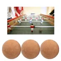 Lot de 4 ballons de baby-foot en liège 36mm bois massif conviviale ré football de table baby
