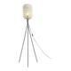 Lampadaire design en métal blanc 150 cm