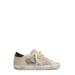 Superstar Star-appliqué Glitter Leather Low-top Trainers