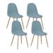 Homy Casa Mid-century Modern Fabric Dining Chairs (Set of 4)