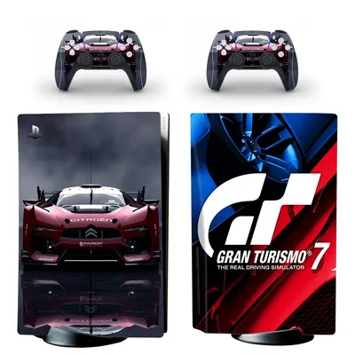 Gran Turismo GT Sport PS5 Disc Skin Aufkleber Aufkleber Cover für PlayStation 5 Konsole Controller Image