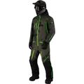 FXR CX F.A.S.T. Insulated 2023 One Piece Snowmobile Suit, green, Size M