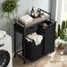 Laundry Basket, Laundry Hamper with Drawer, 2 Laundry Sorter, with 2 Bags, 1 Storage Rack