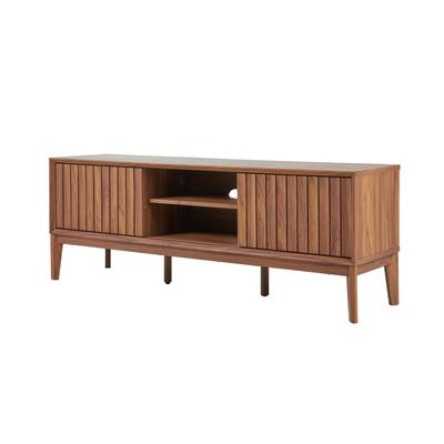 Damien 58 in. Farmhouse 3-Storage Sliding Door TV Stand Fits TVs up to 65 in. with Cable Management, by JONATHAN Y - 58"