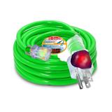50 ft 10 Gauge Power Extension Cord 10/3 Plug Extension Cord with Lighted Ends, Outdoor Heavy Duty 10/3 Extension Cord