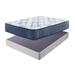 Signature Design by Ashley Mt Dana Firm White/Blue 2-Piece King Mattress Package