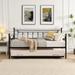 Metal Daybed with Pull Out Trundle,Modern 2 in 1 Sofa Bed Frame,Single Daybed Sofa Bed Frame