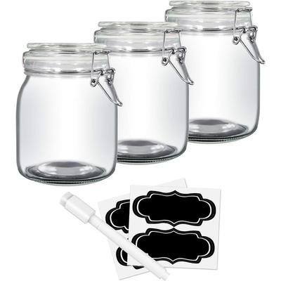 Food Storage Canister Glass Jars