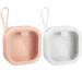 2 Pcs Hair Band Storage Box Jewels Small Containers Home Decoration Jewelry Travel Case Desk Boxes Claw Clip Organizer