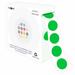 PARLAIM 1/2 Inch Round Permanent Adhesive Color-Code Dot Stickers 1000 Stickers Roll dots Label Dispenser Box Green Circle Stickers Labels (Green)