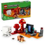 LEGO Minecraft The Nether Portal Ambush Adventure Set Building Toy for Kids with Minecraft Action Figures and Battle Scenes Minecraft Toy for Boys Girls and Gamers Ages 8 and Up 21255