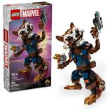 LEGO Marvel Rocket & Baby Groot Minifigure Guardians of the Galaxy Inspired Marvel Toy for Kids Buildable Marvel Action Figure for Play and Display Gift for Boys and Girls Ages 10 and Up 76282