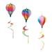 15 Pcs Hot Air Balloon Hanging Ornaments Outdoor Whirligig Pendant Decoration