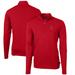 Men's Cutter & Buck Red Georgia Bulldogs Alumni Logo Virtue Eco Pique Recycled Quarter-Zip Pullover Jacket