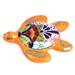 Lively Turtle,'Lively Turtle Talavera Ceramic Wall Sculpture from Mexico'