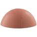 Ambiance 6"H Gloss Blush Quarter Sphere Outdoor Wall Sconce