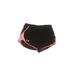 Under Armour Athletic Shorts: Black Color Block Activewear - Women's Size Small