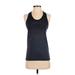 Athleta Active Tank Top: Blue Activewear - Women's Size Small