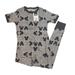 Disney Pajamas | Disney Mickey Mouse Kids 2 Pc Pajama Set Black Gray Minnie Mickey, Size L 10 Nwt | Color: Black/Gray | Size: Lg