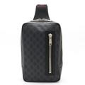 Gucci Bags | Gucci 478325 Leather Sling Bag Black,Gray,Red Color | Color: Black | Size: Os