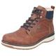 Winterboots RIEKER Gr. 44, braun (rotbraun, kombiniert) Herren Schuhe Schnürboots Winterstiefel