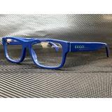 Gucci Accessories | Gucci Blue Rectangle Mens Eyeglasses | Color: Blue | Size: 56mm-18mm-145mm