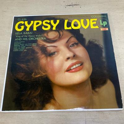 Columbia Media | Bela Babai King Of The Gypsy Violin And His Orchestra Gypsy Love Lp Vinyl Record | Color: Black | Size: Os