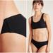 Anthropologie Swim | Anthropologie | Nwt Ribbed Bikini Bottoms | Color: Black/Gray | Size: L