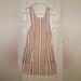 American Eagle Outfitters Dresses | American Eagle Cream And Red Stripe Dress With Adjustable Straps Size Small, Nwt | Color: Cream/Red | Size: S