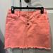 Lilly Pulitzer Skirts | Lilly Pulitzer Kooper Peach Colored Denim Skirt. Button Fly. Good Used Condition | Color: Orange | Size: 6