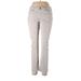 Lands' End Jeans - Mid/Reg Rise: Ivory Bottoms - Women's Size 12 - Light Wash